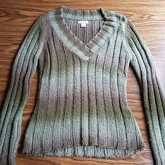 Vintage Y2K Arizona Ombre V-Neck Sweater Size XL - Picture 2 of 6